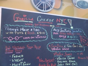 Grilled Cheese Options