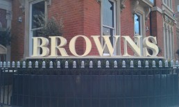 Browns Sign