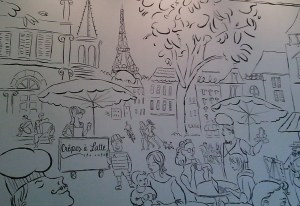 crepes and latte picture inside