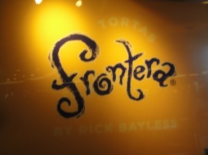 Torta Frontera Sign