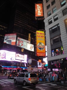 Bubba Gump in Times Square
