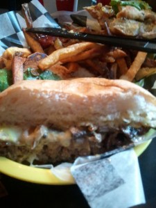 Burger Cross Section