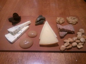 The cheese flight