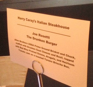 Harry careys menu