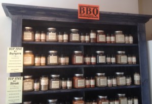 BBQ section at Savory Spice