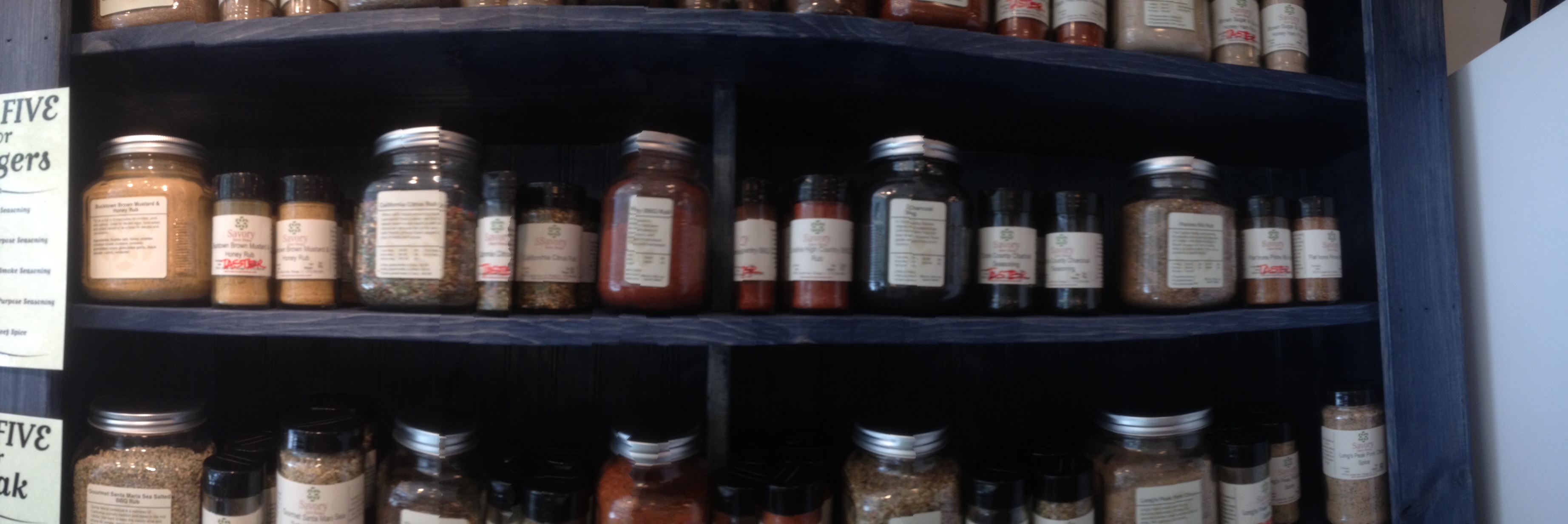Over to the Savory Spice Shop at Lincoln Square for some rubs The