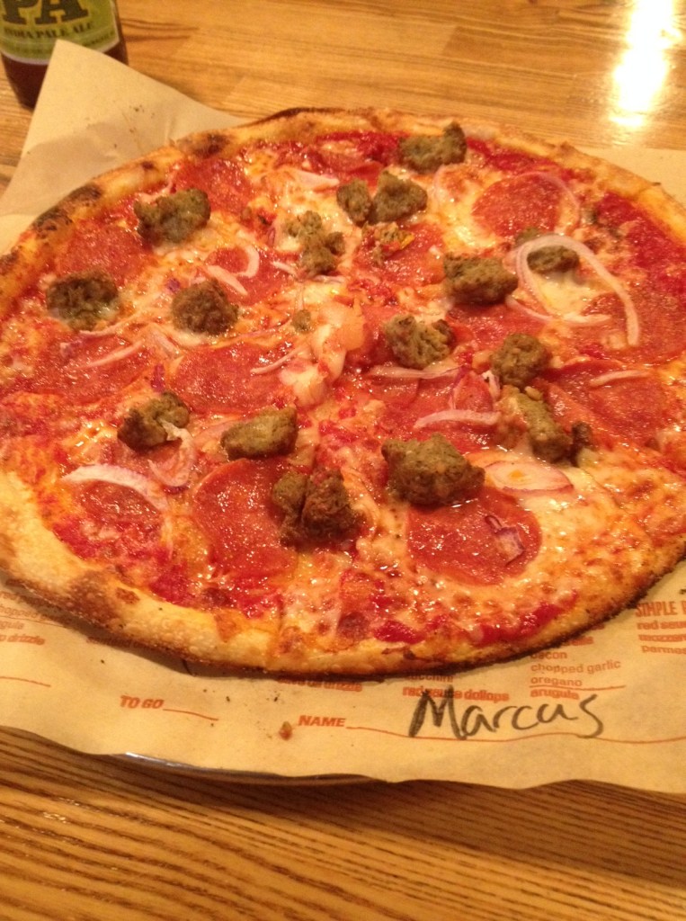 Meat Feast at Blaze Pizza